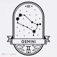 Gemini Zodiac Symbol Design Women's T-Shirt thumb 6