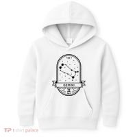 Gemini Zodiac Symbol Design Kids Hoodie thumb 0