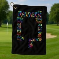 Gi Endoscopy Nurse Endo Tech Colonoscopy Map Golf Towel thumb 1