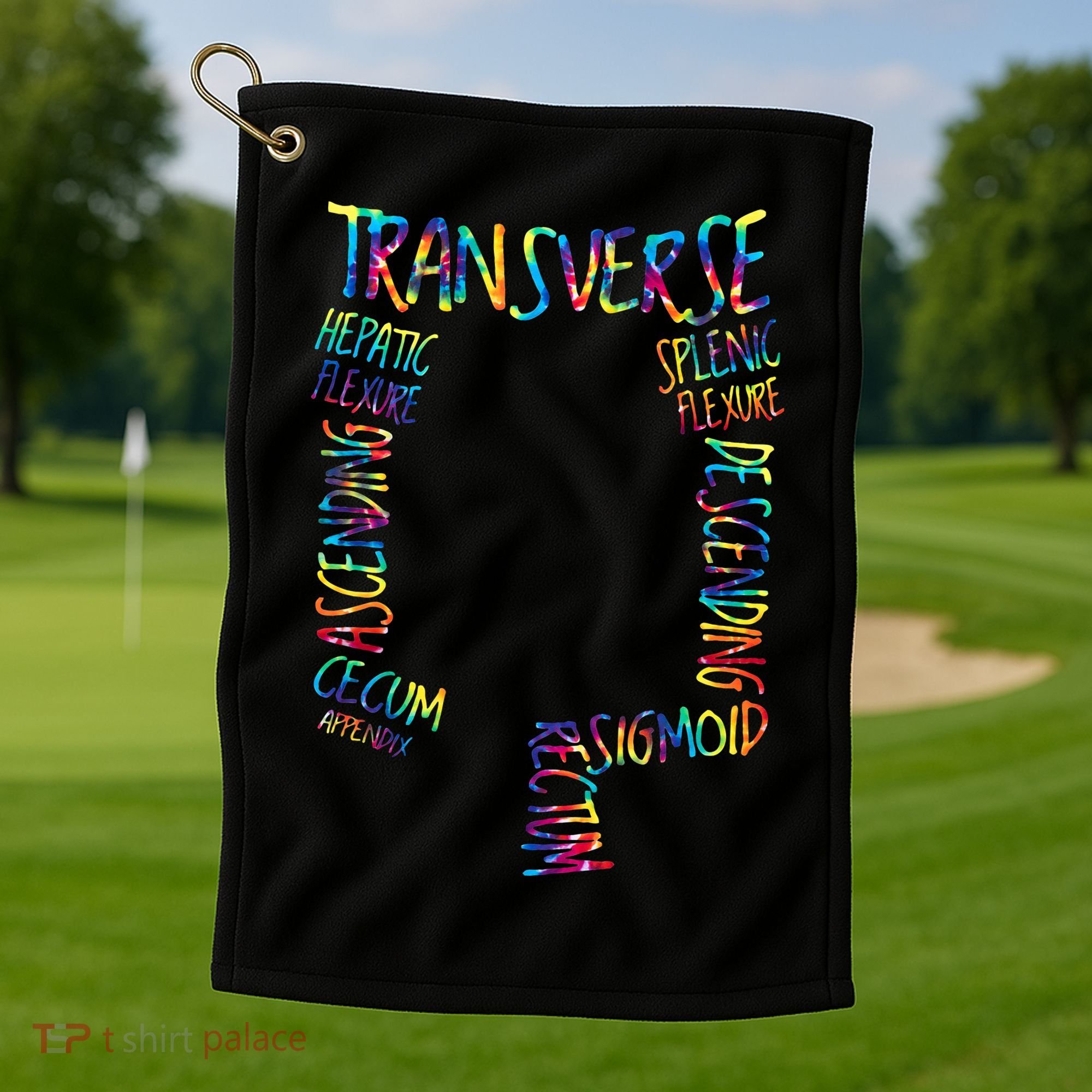 Gi Endoscopy Nurse Endo Tech Colonoscopy Map Golf Towel