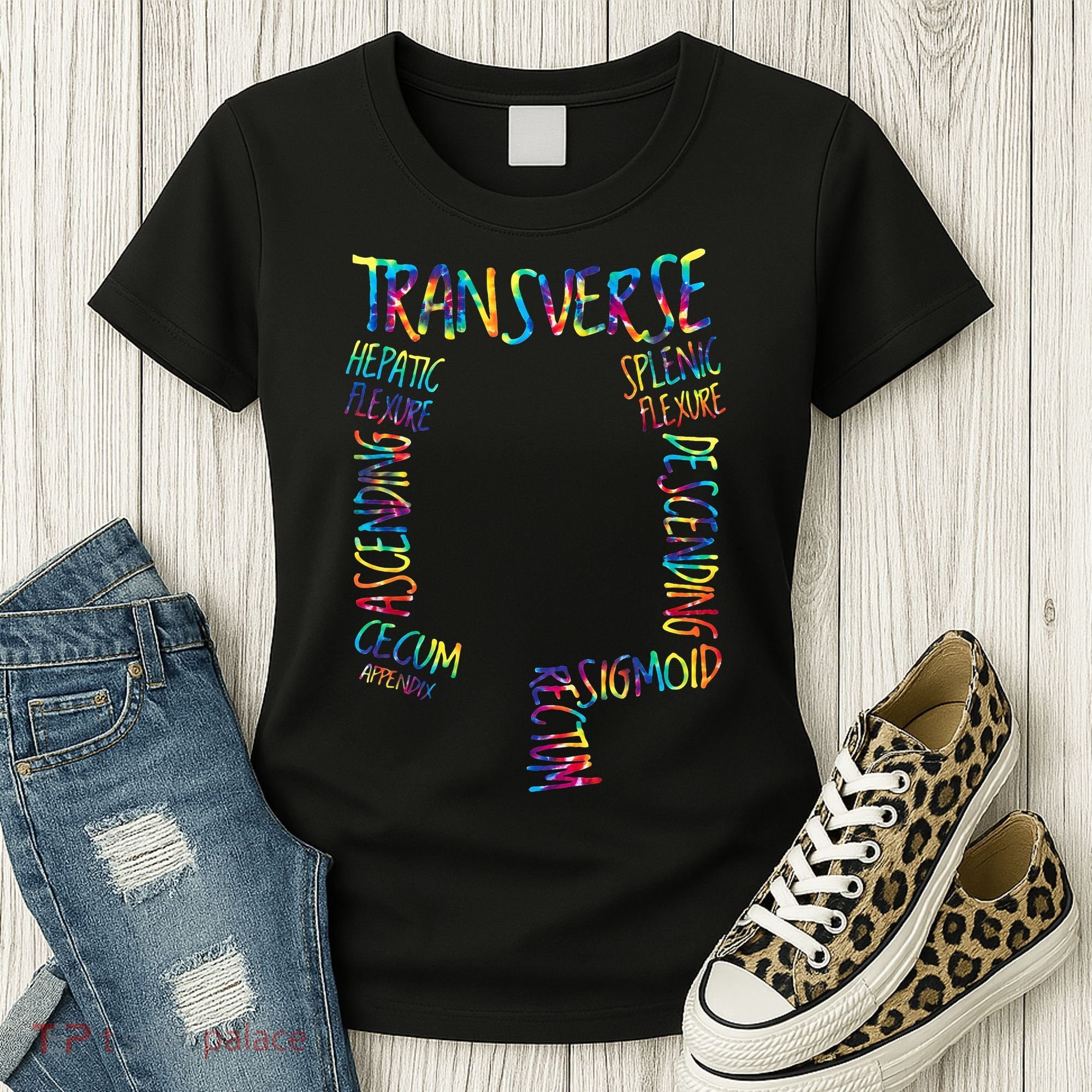 Gi Endoscopy Nurse Endo Tech Colonoscopy Map Women's T-Shirt