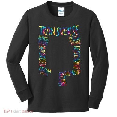 Gi Endoscopy Nurse Endo Tech Colonoscopy Map Kids Long Sleeve Shirt