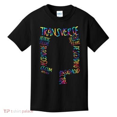 Gi Endoscopy Nurse Endo Tech Colonoscopy Map Kids T-Shirt