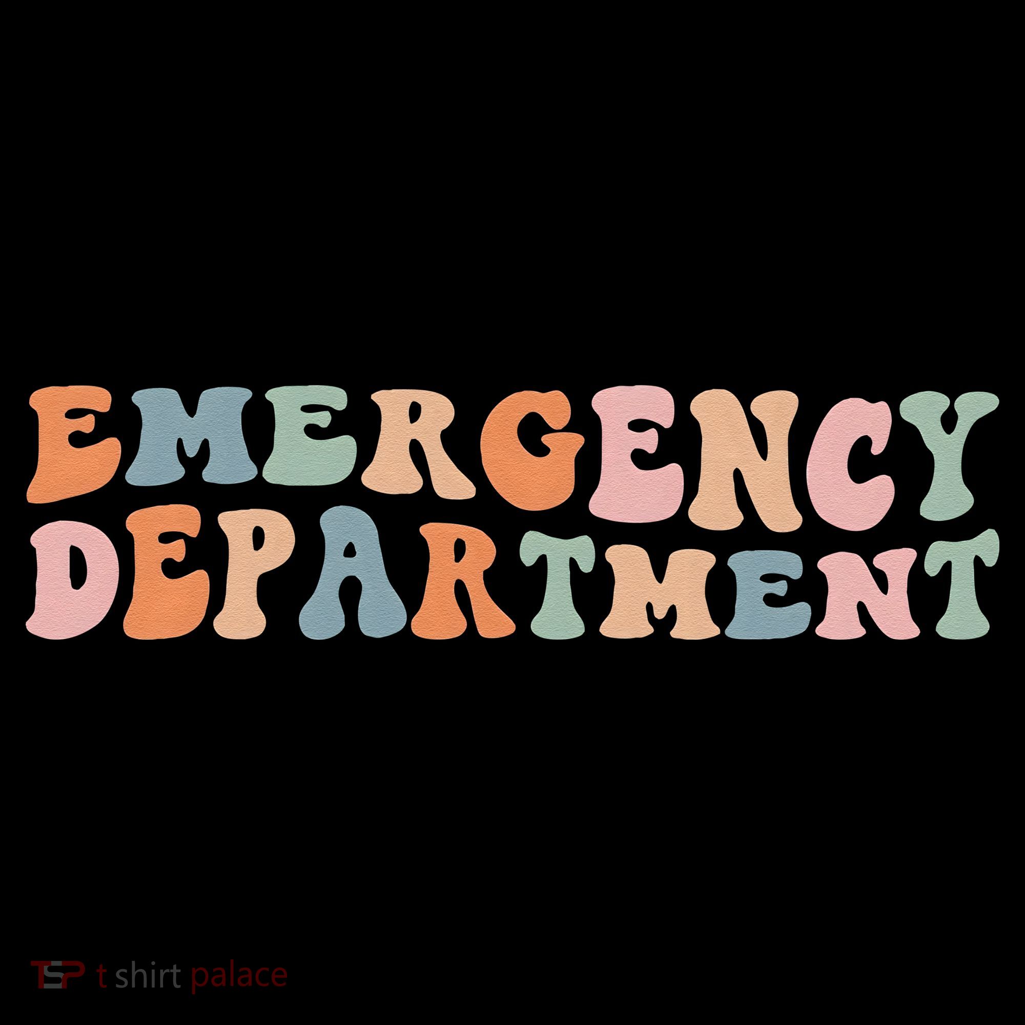Groovy Emergency Nurse ED ER Emergency Department Nursing Women's Hoodie