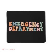 Groovy Emergency Nurse ED ER Emergency Department Nursing Mousepad thumb 0