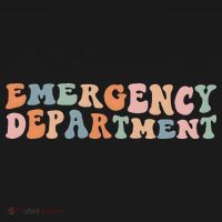Groovy Emergency Nurse ED ER Emergency Department Nursing Mousepad thumb 1