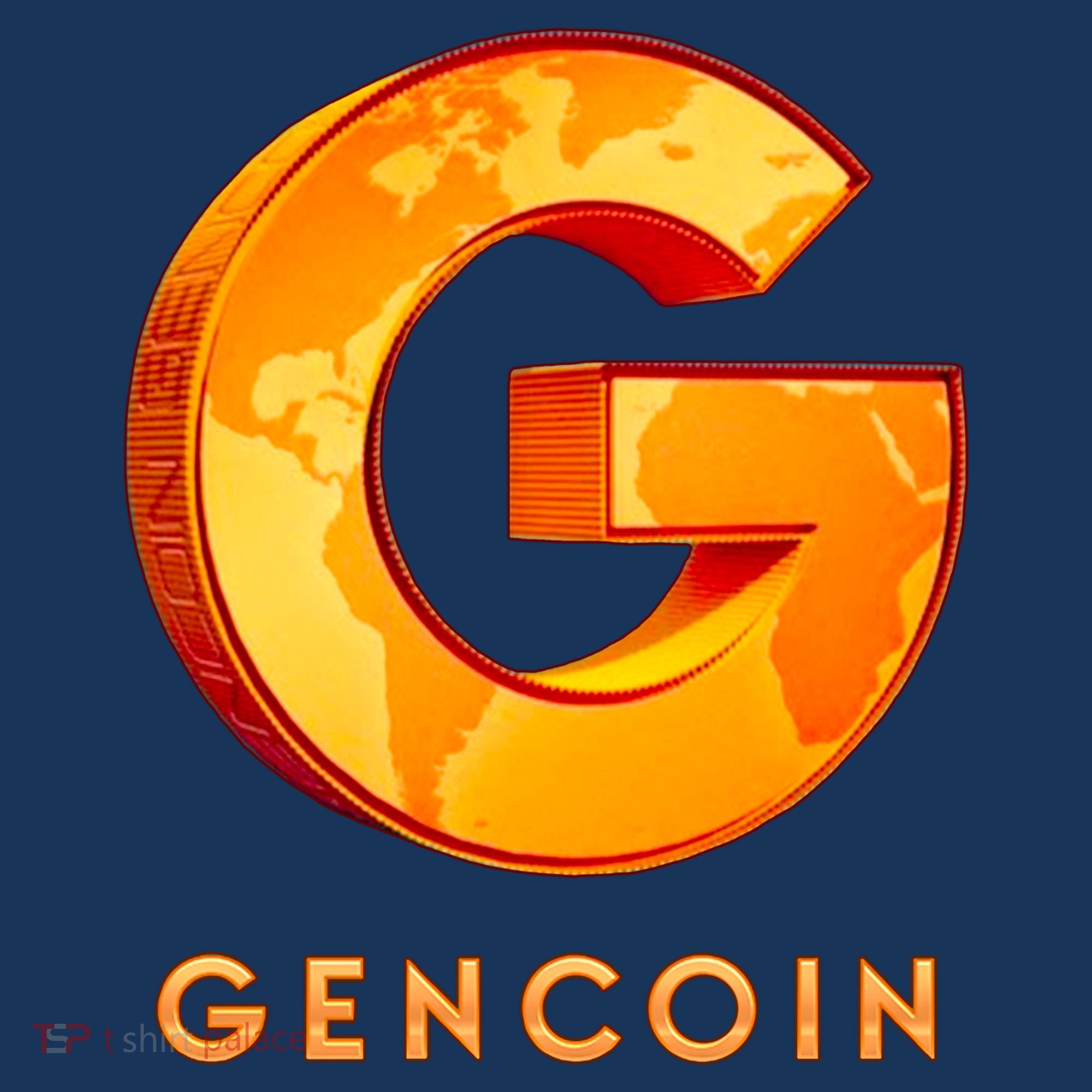 Gencoin Crypto Logo Button