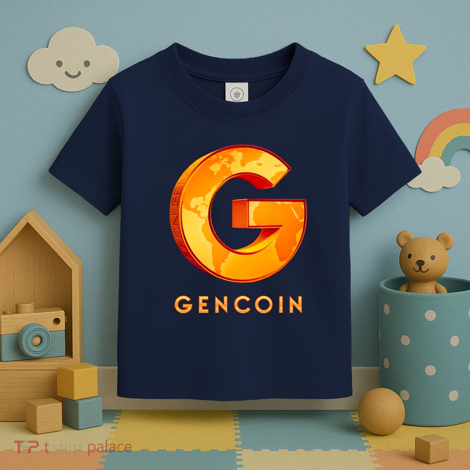 Gencoin Crypto Logo Toddler T-Shirt