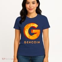 Gencoin Crypto Logo Women's T-Shirt thumb 4