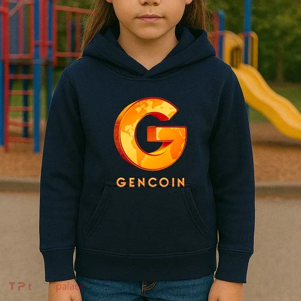 Gencoin Crypto Logo Kids Hoodie