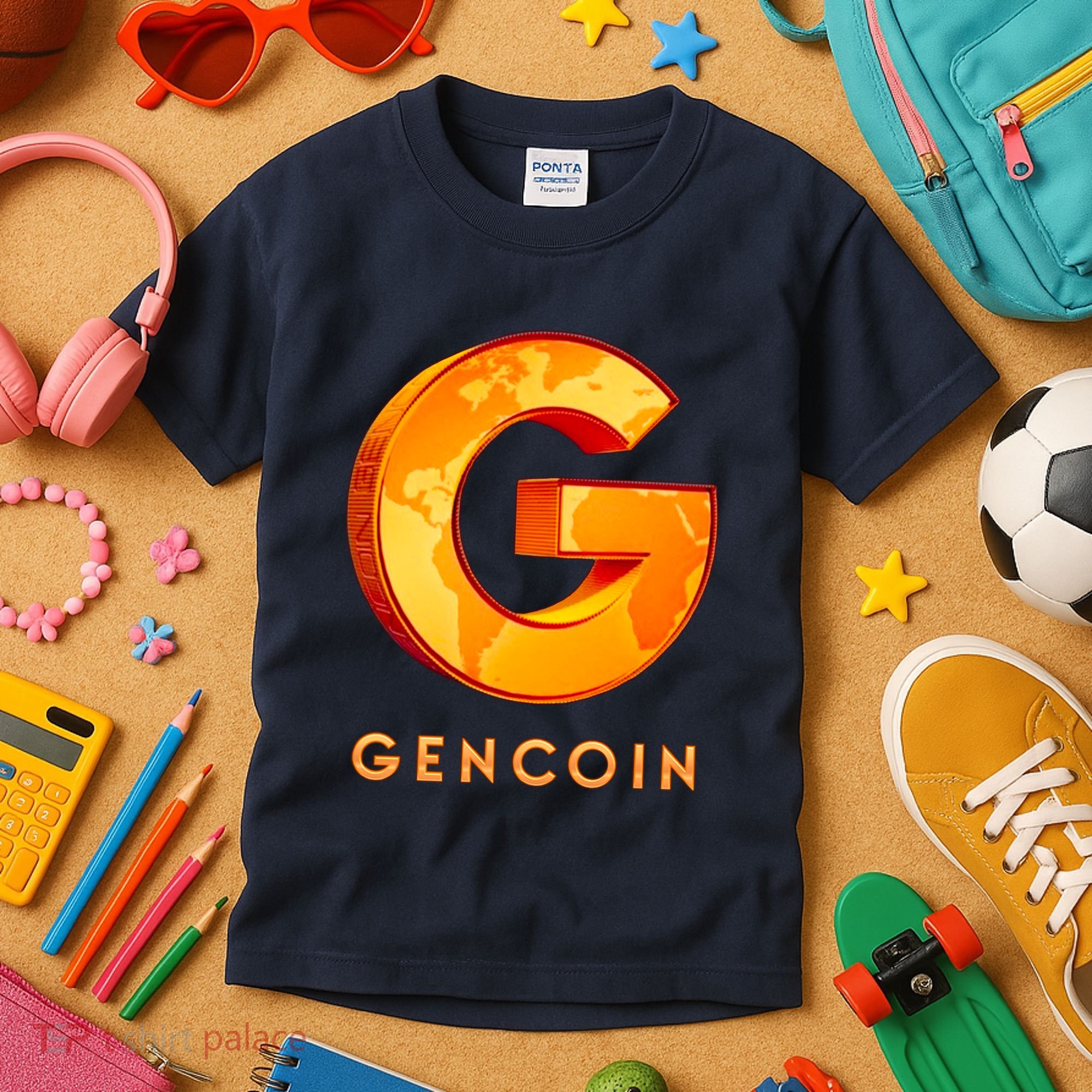 Gencoin Crypto Logo Kids T-Shirt