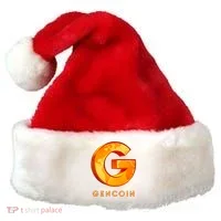 Gencoin Crypto Logo Santa Hat thumb 0