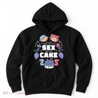 Gender Reveal Funny Cake Hoodie thumb 0
