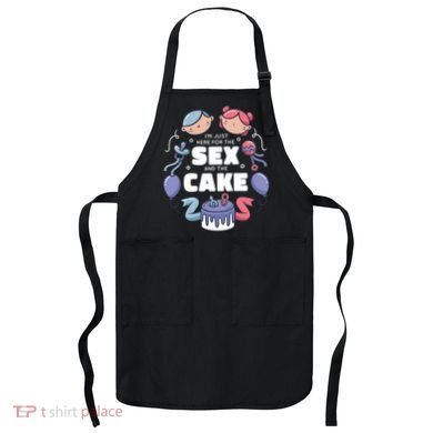 Gender Reveal Funny Cake Apron