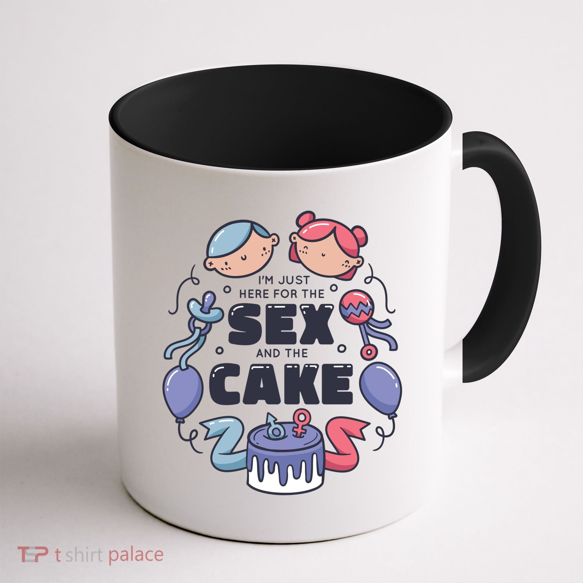 Gender Reveal Funny Cake Coffee Mug