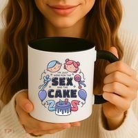 Gender Reveal Funny Cake Coffee Mug thumb 3
