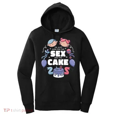 Gender Reveal Funny Cake Women's Hoodie