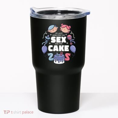 Gender Reveal Funny Cake Tumbler