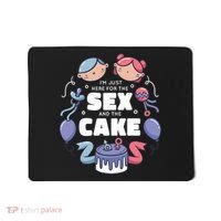 Gender Reveal Funny Cake Mousepad thumb 0