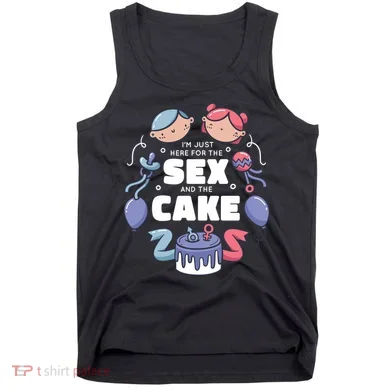 Gender Reveal Funny Cake Tank Top