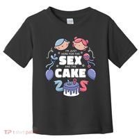 Gender Reveal Funny Cake Toddler T-Shirt thumb 0