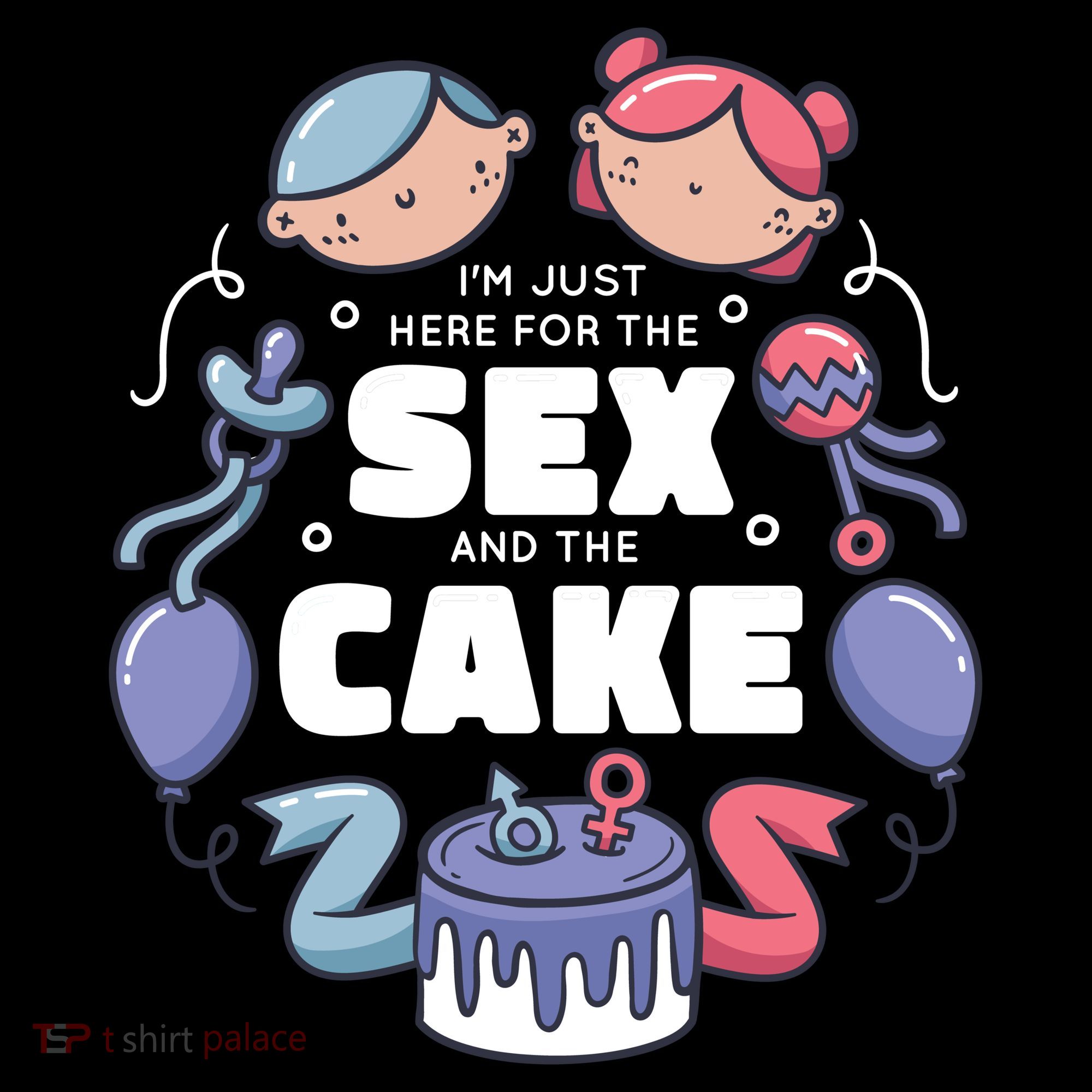 Gender Reveal Funny Cake Toddler T-Shirt