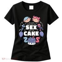 Gender Reveal Funny Cake Women's T-Shirt thumb 0