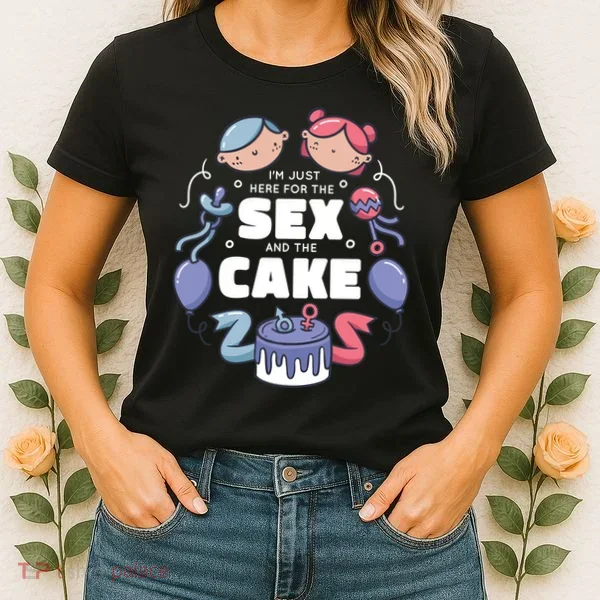 Gender Reveal Funny Cake Women's T-Shirt