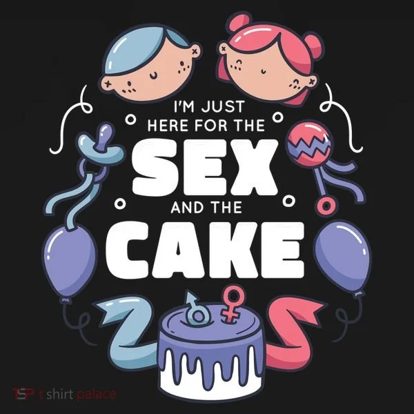 Gender Reveal Funny Cake Women's T-Shirt
