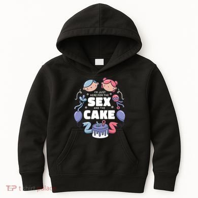 Gender Reveal Funny Cake Kids Hoodie