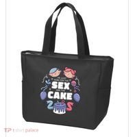 Gender Reveal Funny Cake Tote Bag thumb 3