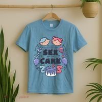 Gender Reveal Funny Cake T-Shirt thumb 2