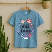 Gender Reveal Funny Cake T-Shirt thumb 2