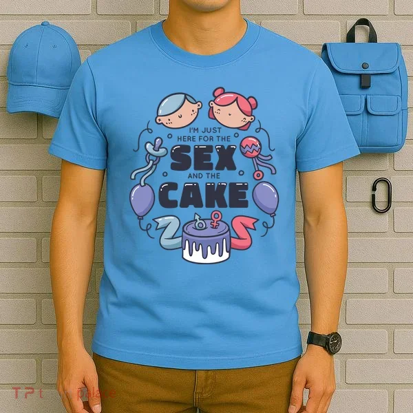 Gender Reveal Funny Cake T-Shirt