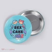 Gender Reveal Funny Cake Button thumb 0