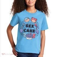 Gender Reveal Funny Cake Kids T-Shirt thumb 2