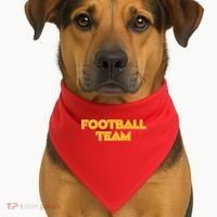 Generic Washington Football Team Logo USA-Made Doggie Bandana thumb 1