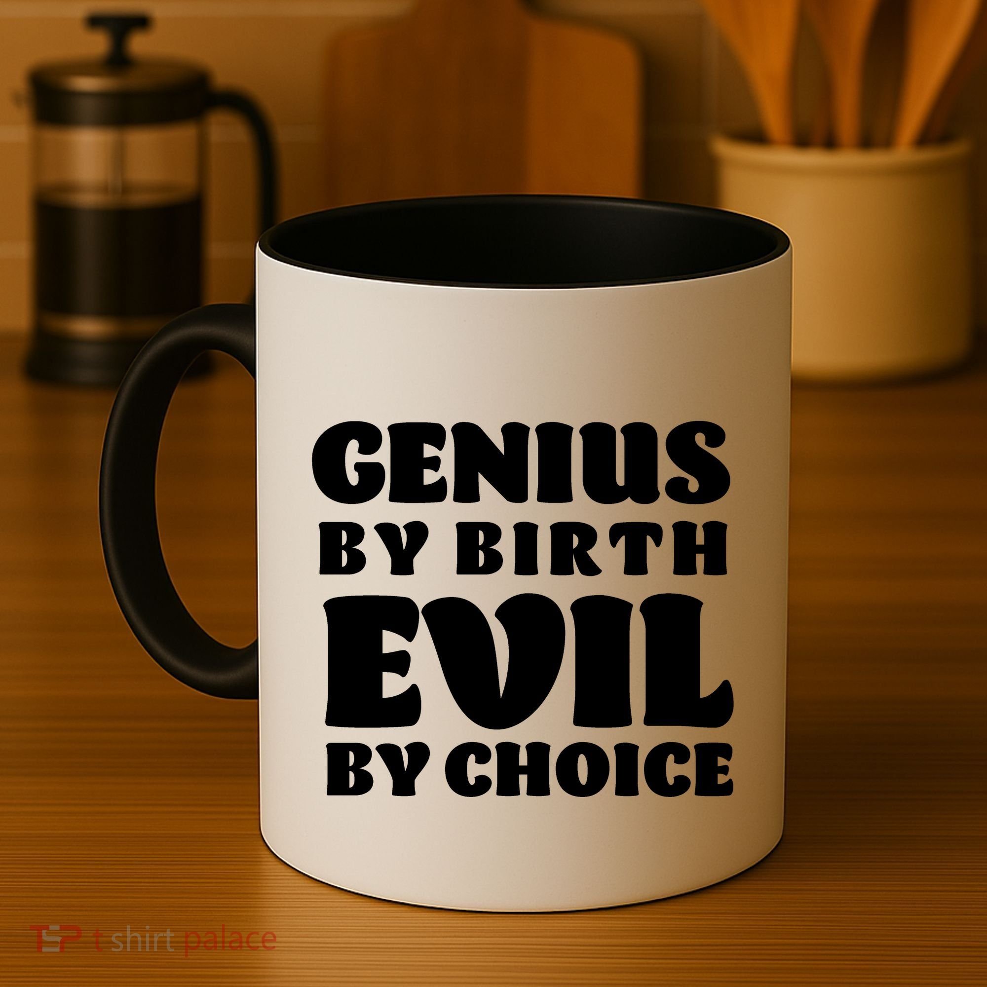 Genius By Birth Evil By Choice Coffee Mug