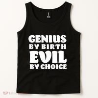 Genius By Birth Evil By Choice Tank Top thumb 2