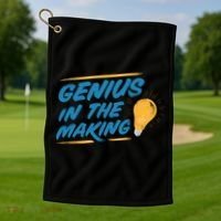 Genius In The Making Golf Towel thumb 1