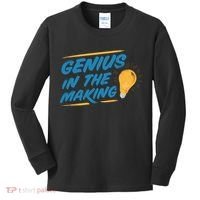 Genius In The Making Kids Long Sleeve Shirt thumb 0