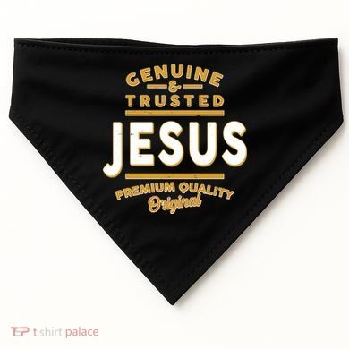 Genuine & Trusted Jesus Premium Quality Original USA-Made Doggie Bandana
