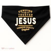 Genuine & Trusted Jesus Premium Quality Original USA-Made Doggie Bandana thumb 0