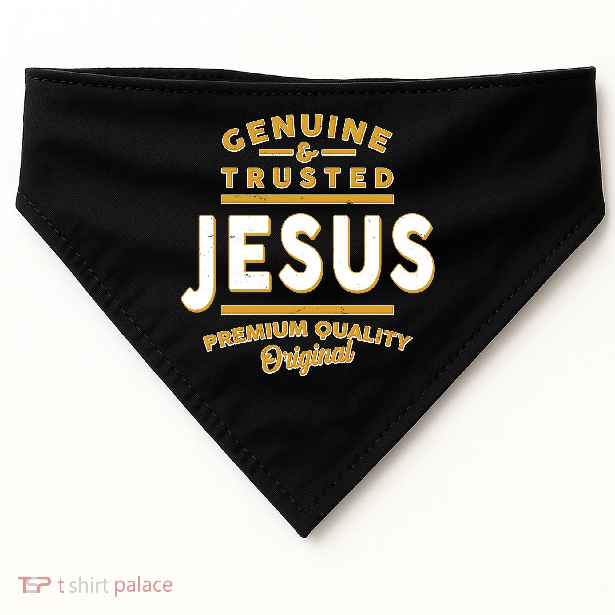 Genuine & Trusted Jesus Premium Quality Original USA-Made Doggie Bandana