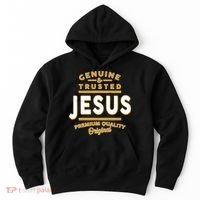 Genuine & Trusted Jesus Premium Quality Original Hoodie thumb 0