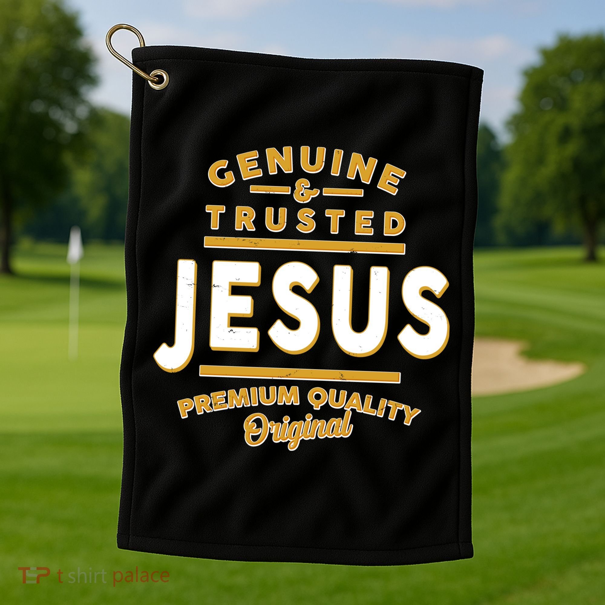 Genuine & Trusted Jesus Premium Quality Original Golf Towel