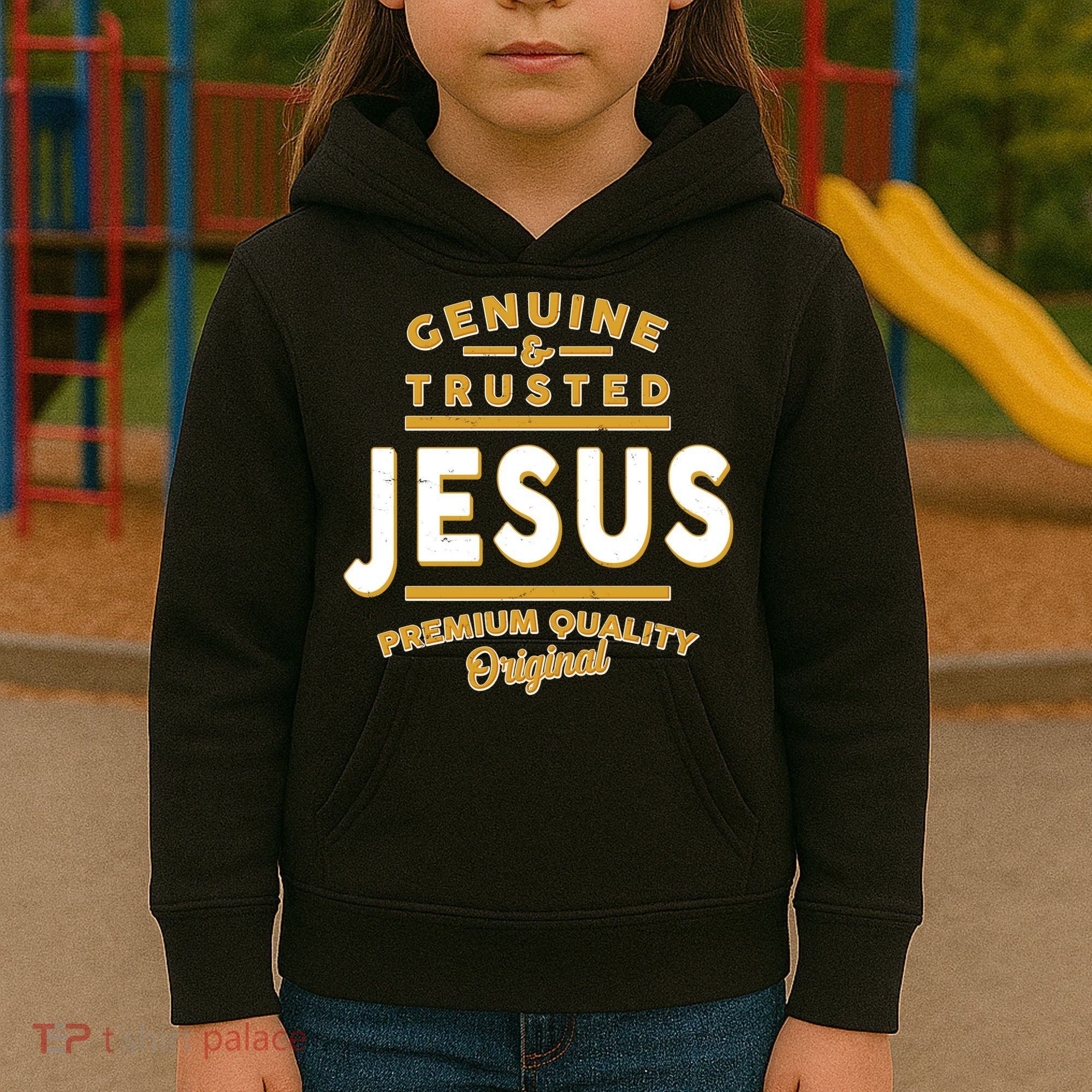 Genuine & Trusted Jesus Premium Quality Original Kids Hoodie