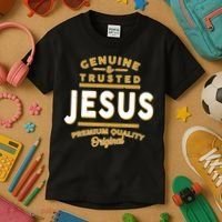 Genuine & Trusted Jesus Premium Quality Original Kids T-Shirt thumb 3