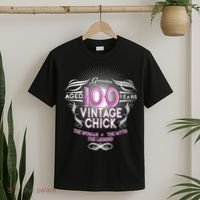 Genuine Aged 100 Years Vintage Chick 100th Birthday T-Shirt thumb 2