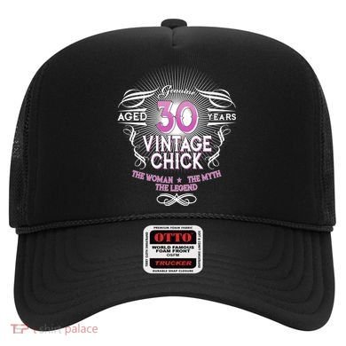 Genuine Aged 30 Years Vintage Chick 30th Birthday Hat